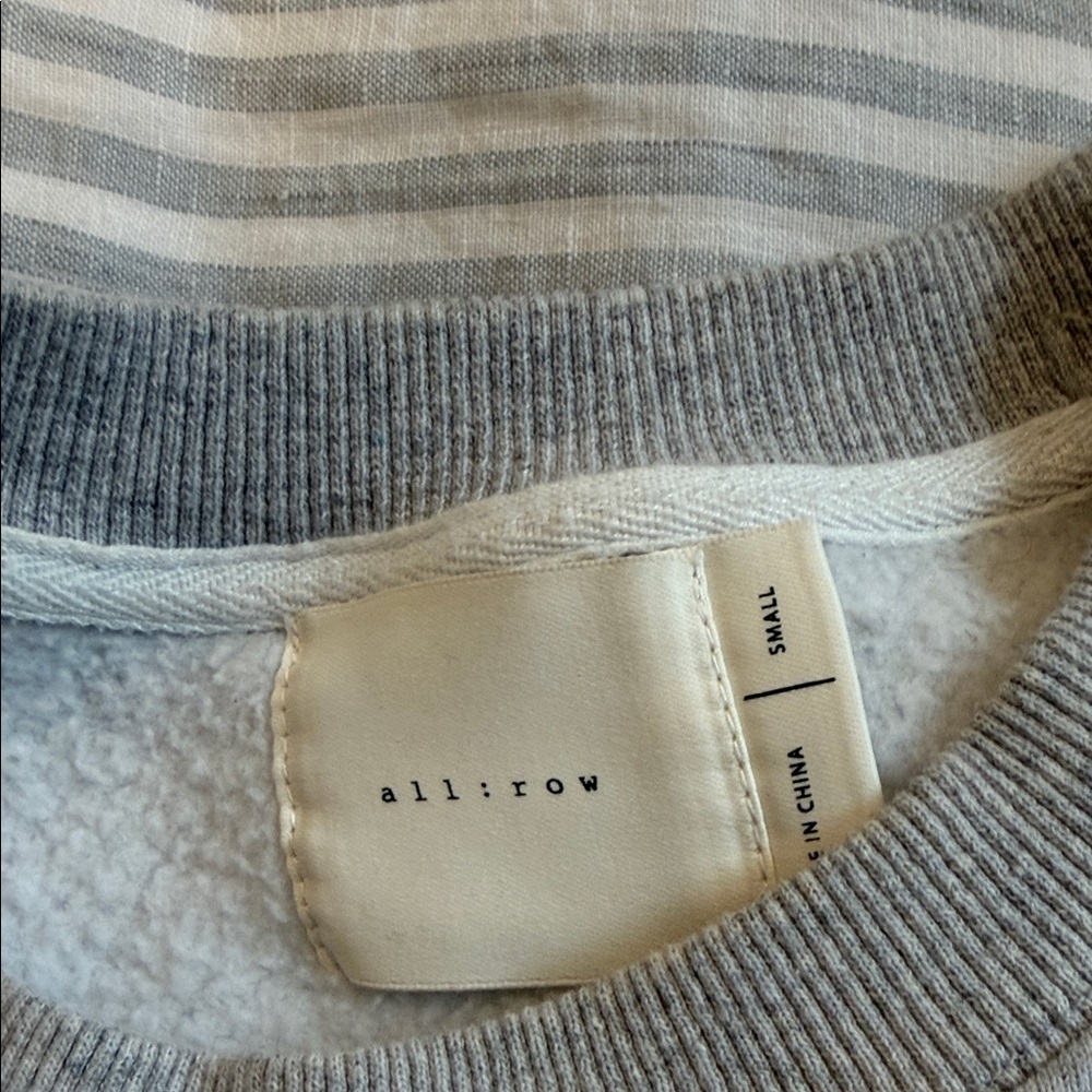 all:row Simone Heather Grey Sweatshirt - Picture 3 of 3